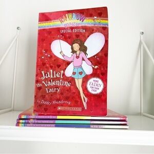 Rainbow Fairy Book lot Four Books by Daisy Meadows Gwen, Juliet, Aisha and Rita